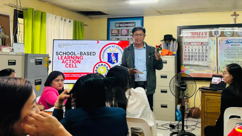[To Revitalize Educators] Project RECHARGE, inilunsad sa TVTS Malummin Annex