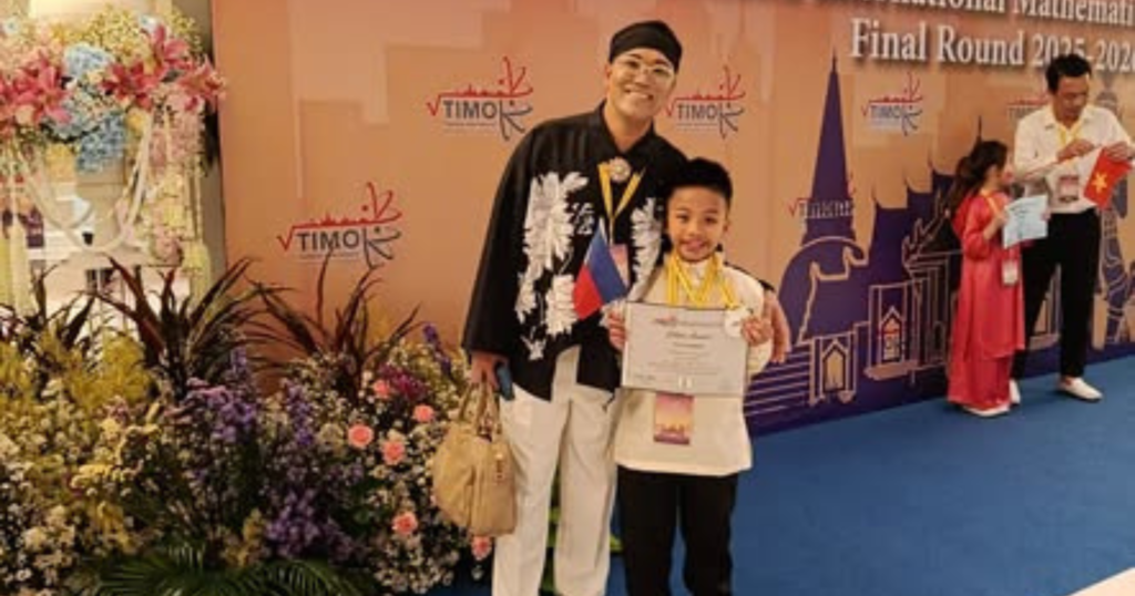 Grade 3 Pupil Zach Collado, nag-uwi ng karangalan sa International Math Olympiad
