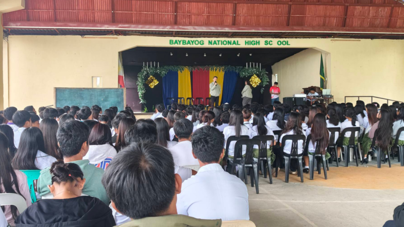 Symposium sa Bullying, Responsible SocMed Use Isinagawa sa Baybayog High