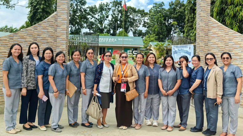 Education Supervisor ng Mathematics, bumisita sa Lallayug ES